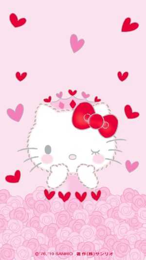 Hello Kitty Valentines Wallpaper