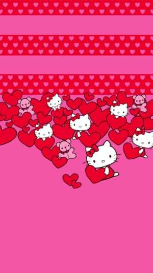 Hello Kitty Valentines Wallpaper