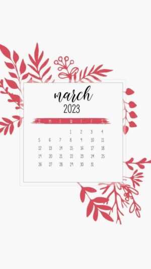 March 2023 Calendar Wallpaper