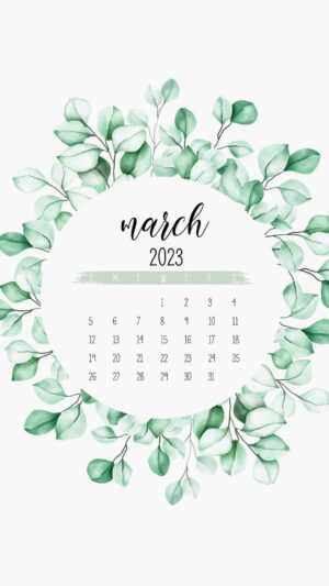 March 2023 Calendar Wallpaper