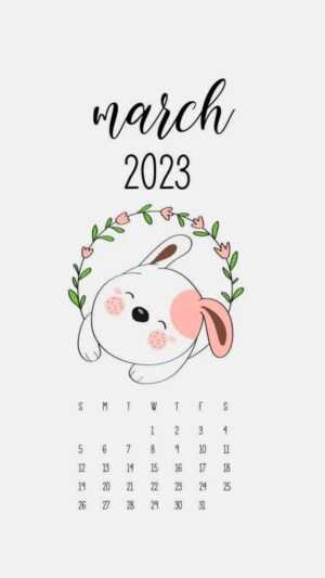 March 2023 Calendar Wallpaper