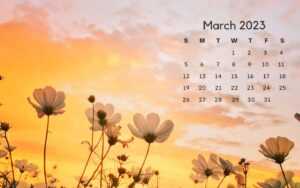 March 2023 Calendar Wallpaper