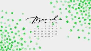 March Calendar 2023 Wallpaper