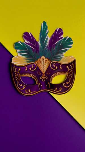 Mardi Gras iPhone Wallpaper