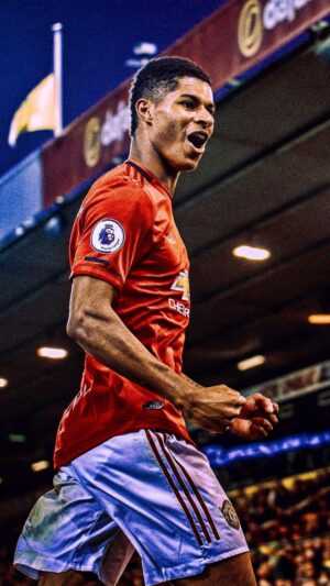 Rashford Celebration Background