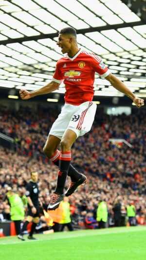 Rashford Celebration Background