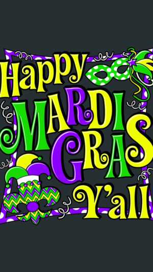 iPhone Mardi Gras Wallpaper