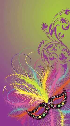 iPhone Mardi Gras Wallpaper