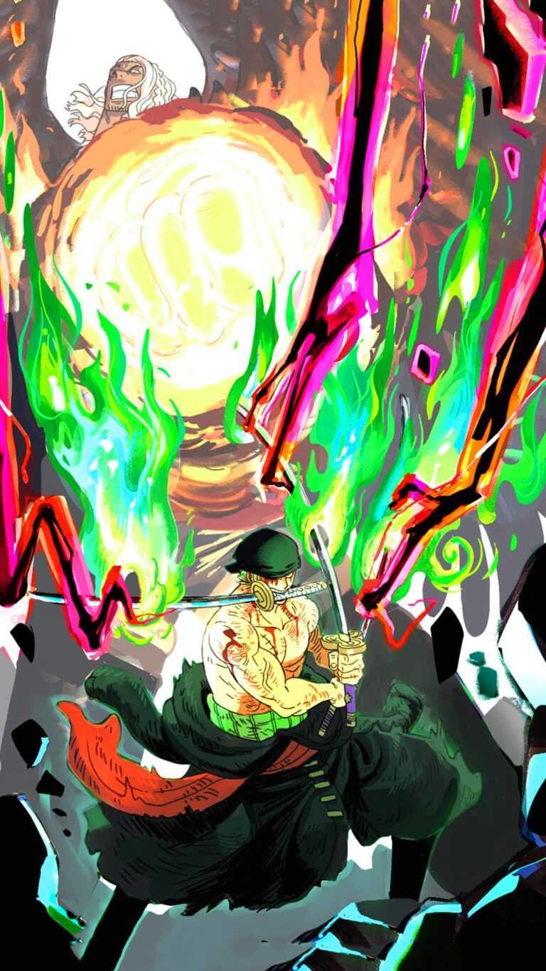 Zoro King Of Hell Wallpaper - iXpap