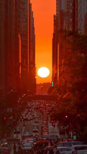 Manhattanhenge Wallpaper