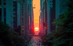 Manhattanhenge Wallpaper