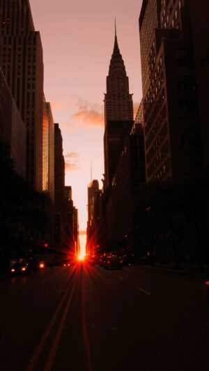 Manhattanhenge Wallpaper