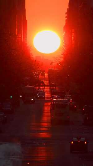 Manhattanhenge Wallpaper