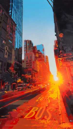 Manhattanhenge Wallpaper