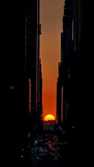 Manhattanhenge Wallpaper