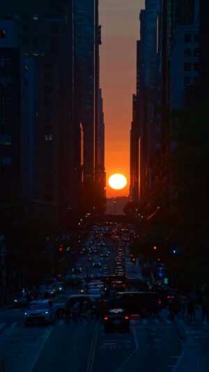 Manhattanhenge Wallpaper