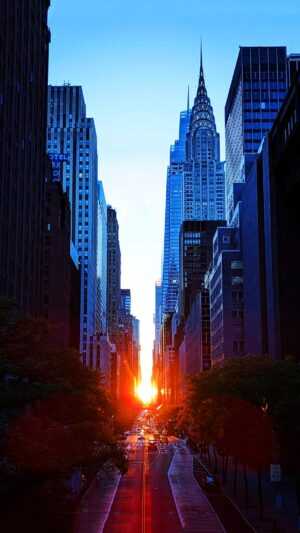 Manhattanhenge Wallpaper