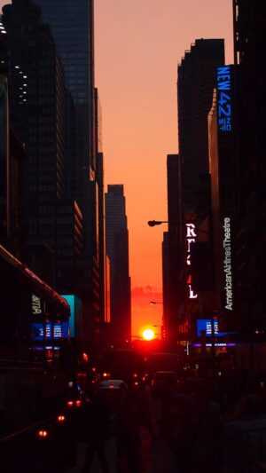 Manhattanhenge Wallpaper