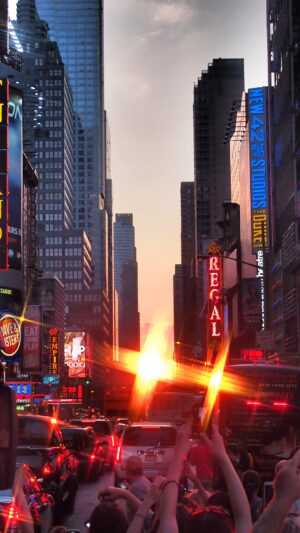 Manhattanhenge Wallpaper