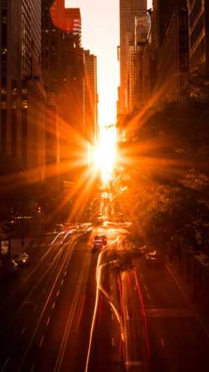 Manhattanhenge Wallpaper