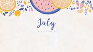 July Wallpaper