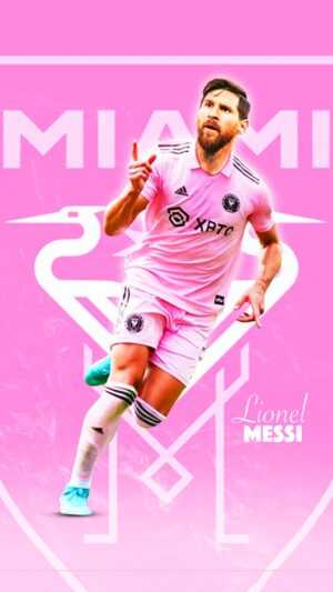 Messi Inter Miami Wallpaper