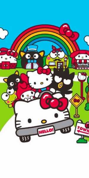 Hello Kitty Friends Wallpaper