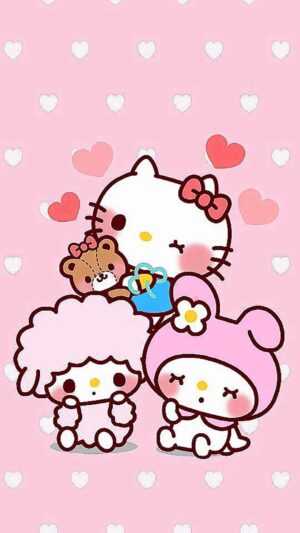 Hello Kitty and Friends Wallpaper