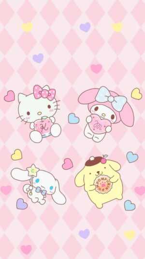 Hello Kitty and Friends Wallpaper