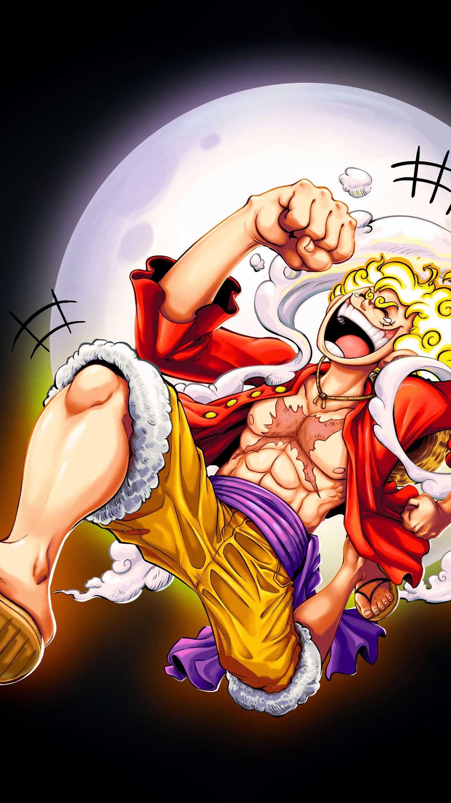 luffy gear 5 wallpaper moging｜TikTok Search