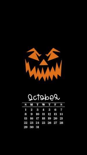 October Calendar 2023 Wallpaper