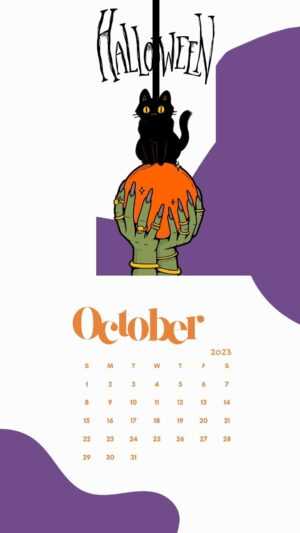 October Calendar Wallpaper 2023