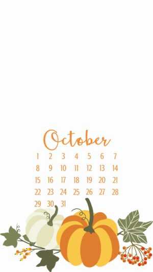 October Calendar Wallpaper 2023