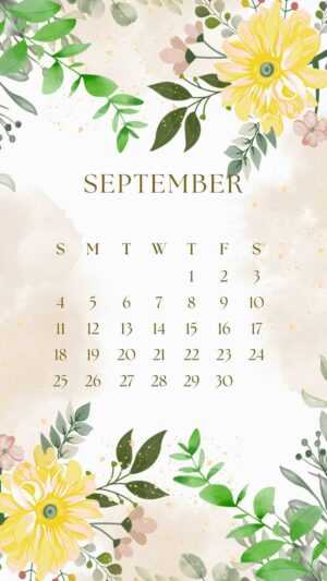 September 2023 Calendar Wallpaper