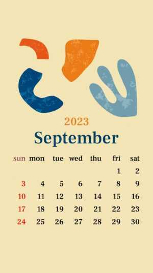 September 2023 Calendar Wallpaper