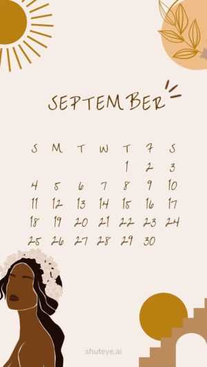 September 2023 Calendar Wallpaper