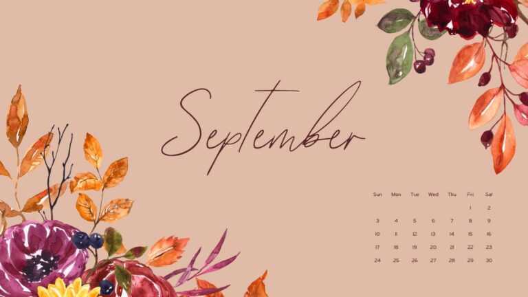 September 2023 Calendar Wallpaper - iXpap