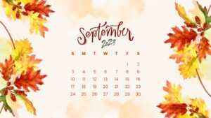 September 2023 Calendar Wallpaper