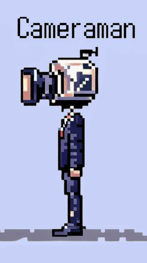 Skibidi Toilet Cameraman Wallpaper - iXpap