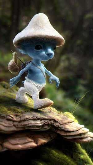 Smurf Cat Wallpaper