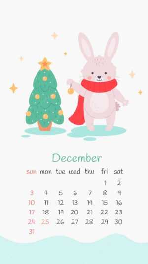 December Calendar 2023 Wallpaper