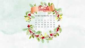 December Calendar 2023 Wallpaper