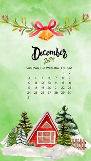 December Calendar Wallpaper 2023