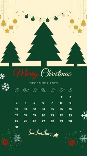 December Calendar Wallpaper 2023