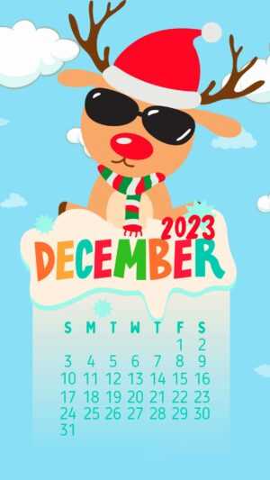 December Calendar Wallpaper 2023