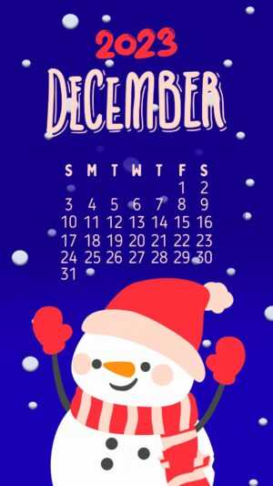 December Calendar Wallpaper 2023