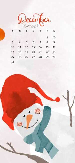 December Calendar Wallpaper 2023