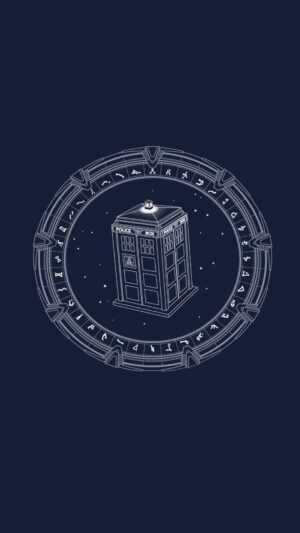 Targa In Metallo Retrò Dr Who - TARDIS In Peltro 20x30 Cm Per Parete