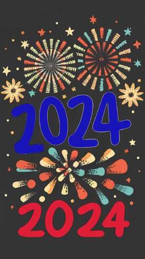 Happy New Year 2024 Wallpaper