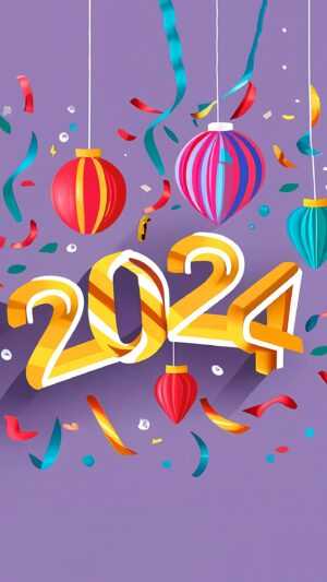 Happy New Year 2024 Wallpaper